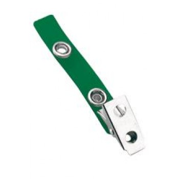 Badge Clip Colored Vinyl 2-3/4" Strap - 100 pack